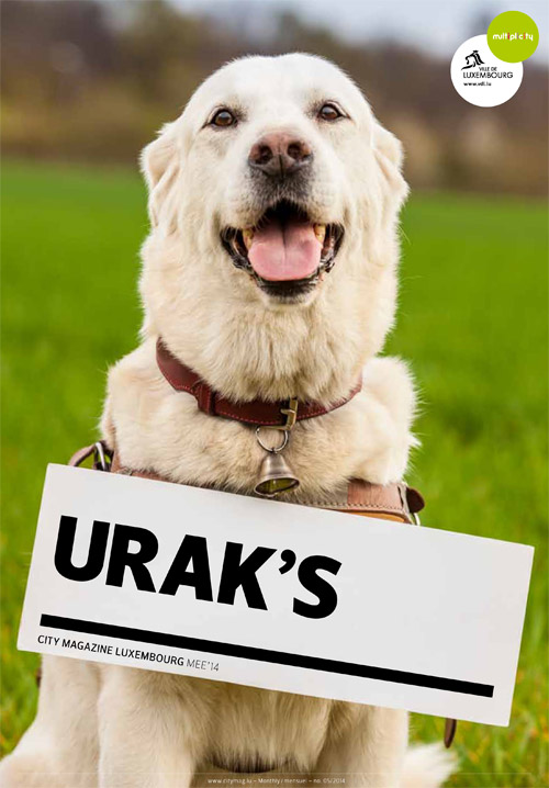 Front cover of the City Magazine with the head of Urak